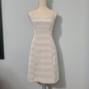 Moulinette Soeurs Khaki Spaghetti Strap Dress‎ Size 2